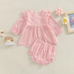 Baby Girl Casual Outfit - pink