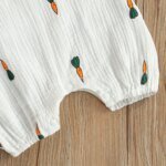 Sleeveless Infant Jumpsuit - Carrot