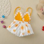 Newborn sleeveless Romper