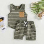 Summer Toddler Outfit-green